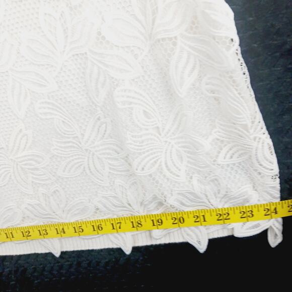 Sweater Size 18-20 Lace White Fairycore Romantic Quiet Luxury Classic Chic NWT - Picture 10 of 16